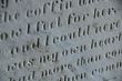 Extract of a diary