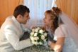 just married newlyweds