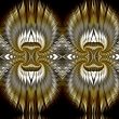tessellating metallic background