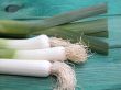 fresh leeks on board