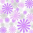 Colorful flowers pattern
