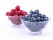 blueberries and raspberries