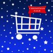 Christmas shopping cart