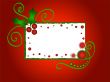 Christmas holly design