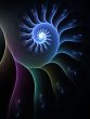 Glowing Spiral Fractal