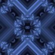Blue X Tile