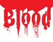 header blood dribble text