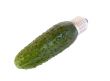 Green cucumber - an electric lamp