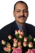 man with rose