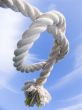 knot from a rough cord