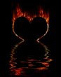 Burning heart
