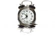 Alarm clock in water