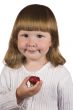 Little girl with strawberry