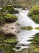 Falls on  mountain river