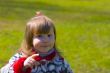 Girl is pointing at you
