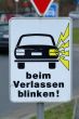 blink when leaving