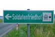 sign military cemetery