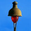lamp on blue
