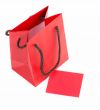 Red bag and card