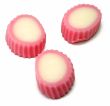 Pink japanese dessert
