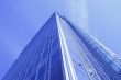 tall blue skyscraper
