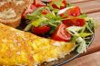 omelette & salad
