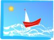 Saling boat