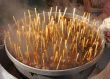 Japanese rice balls boiling