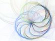 Circle Spiral against White