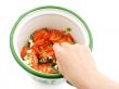 Preparing salad