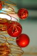 Red christmas bulbs