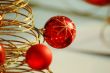 Red christmas bulbs