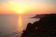 sunset at coast