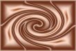 Brown chocolate design