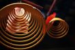Two incense cones