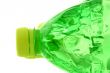 Cap at green bottle
