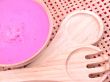 bowl of beetroot soup close-ups