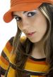 Woman with a orange hat