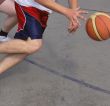 Basketball action