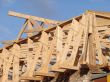 Construction of new wooden rafters