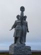Soviet sculpture for Ukrainian-Russian brotherhood