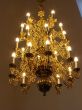 Old fashioned ceiling chandelier