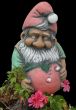 Isolated Gnome or goblin Park Statue