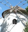 Ancient Ukrainian Mill in Summer Village