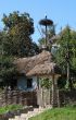 Peaceful Ancient Ukrainian Village Yard