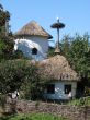Peaceful Ancient Ukrainian Village Yard