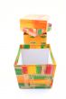two open boxes isolated