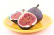 plate of fresh figs isolated