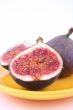 plate of fresh figs isolated