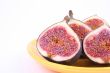 plate of fresh figs isolated
